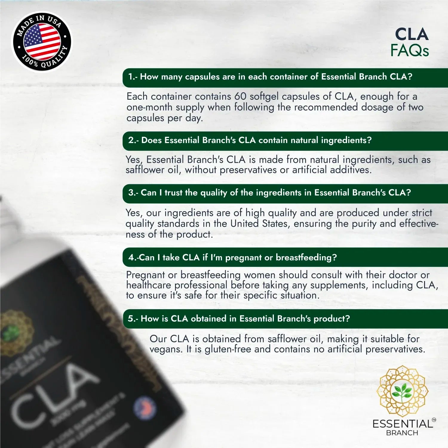 CLA 3000 Essential Branch for Woman and Men - Essential Branch