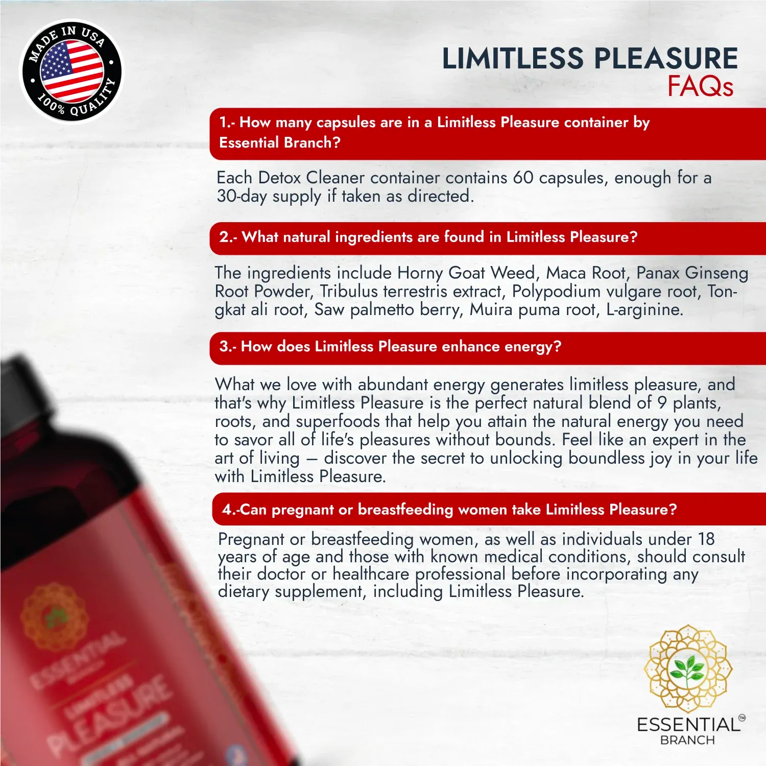 Limitless Pleasure for women and men