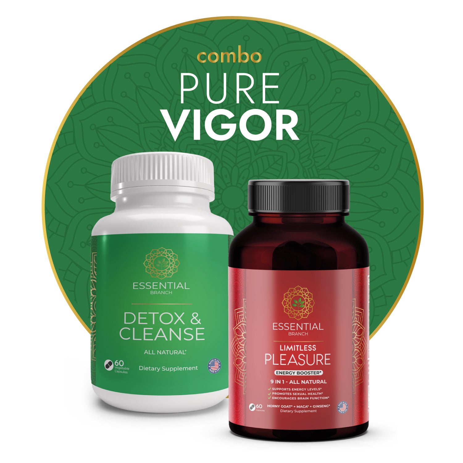 Pure Vigor - Detox + Limitless Pleasure - Essential Branch