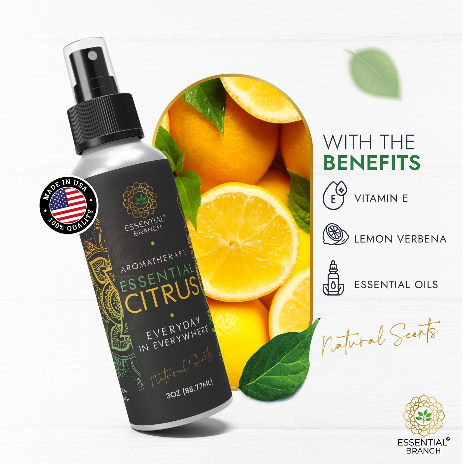Essential Citrus - Aromatherapy Natural Scents