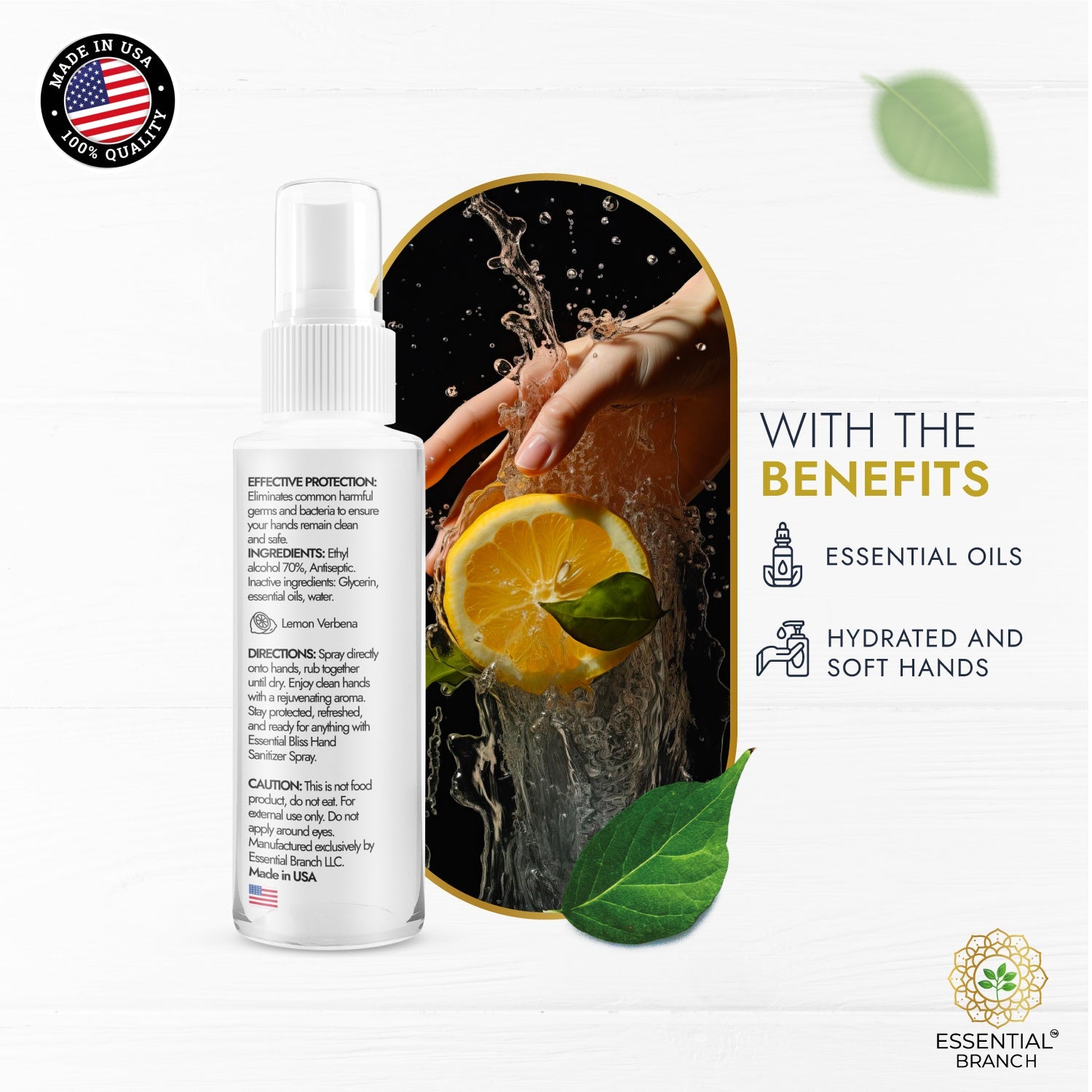 Essential clean citrus - Hand Sanitizer