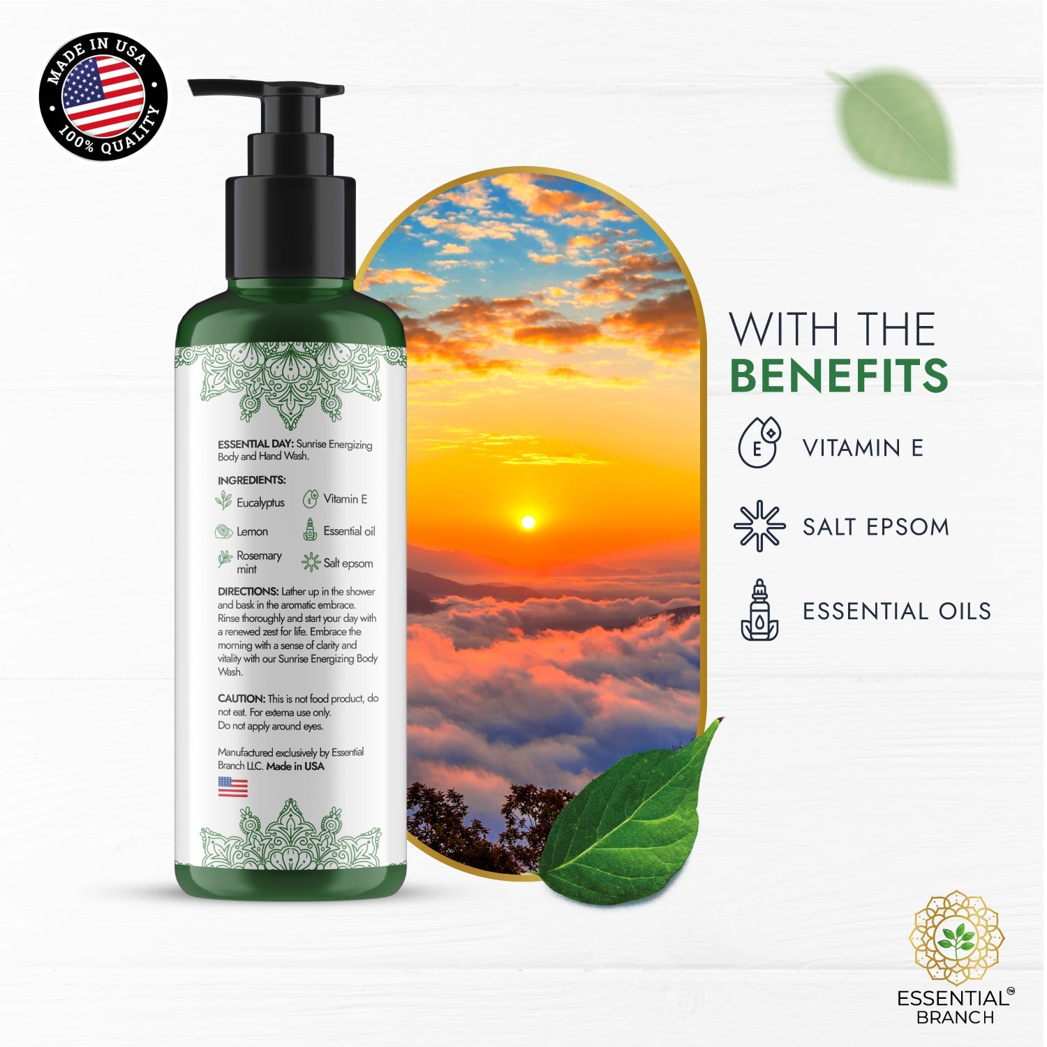 Essential Day - Sunrise Energizing Body and Hand Wash