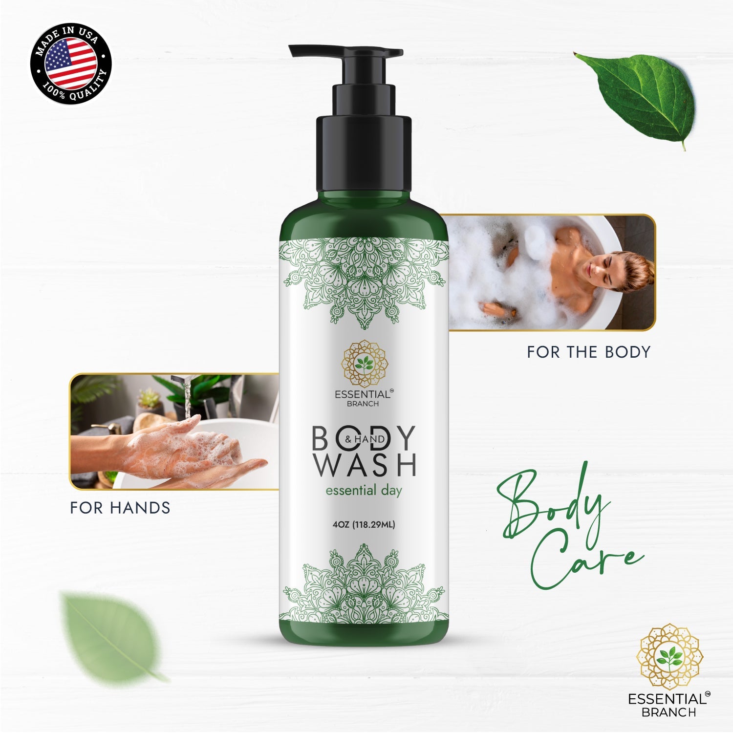 Essential Day - Sunrise Energizing Body and Hand Wash - Essential Branch